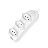 Tomada Multipla Com 3 Entradas Removíveis Oex Tm100 Branco - 1