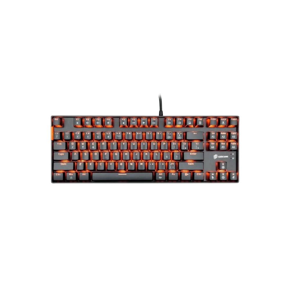Teclado Mecânico Gamer Vulcan Tc603 - Led 1 Cor - Switch Outemu Blue - Abnt2 Preto - 1