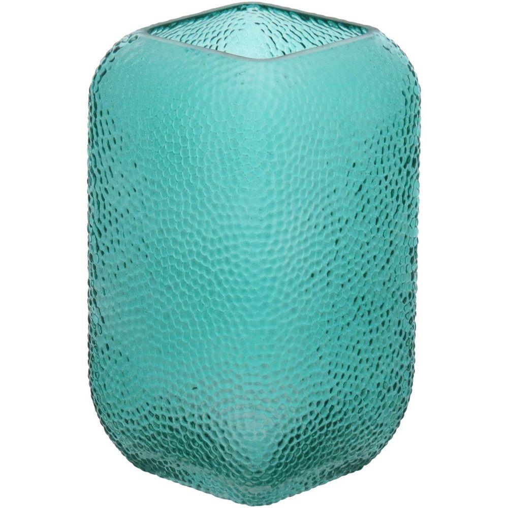 Vaso 20X13X13Cm Vidro Azul Gs - 2