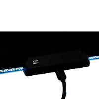 Mousepad Gamer Com Led - Glow Mp310 Speed - Pequeno Preto - 1