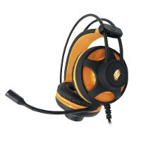 Headset Gamer Argos - Virtual Surround 7.1 E Multiplataforma - Oexgame Preto Com Laranja - 3
