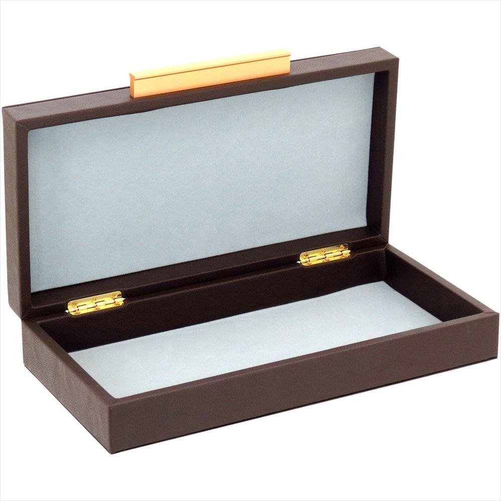 Caixa Organizadora Sintético Marrom 3 Peças - Home&amp;Co - 6