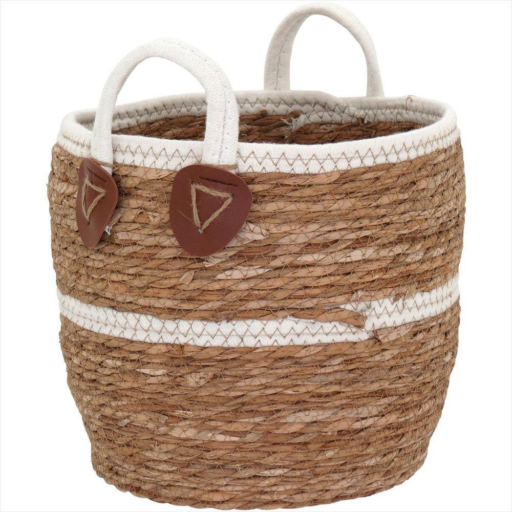 Cesta Fibra Natural 3 Peças 28x33x33cm GS - 3