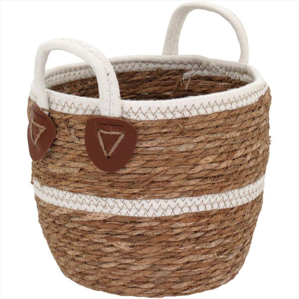 Cesta Fibra Natural 3 Peças 28x33x33cm GS - 4