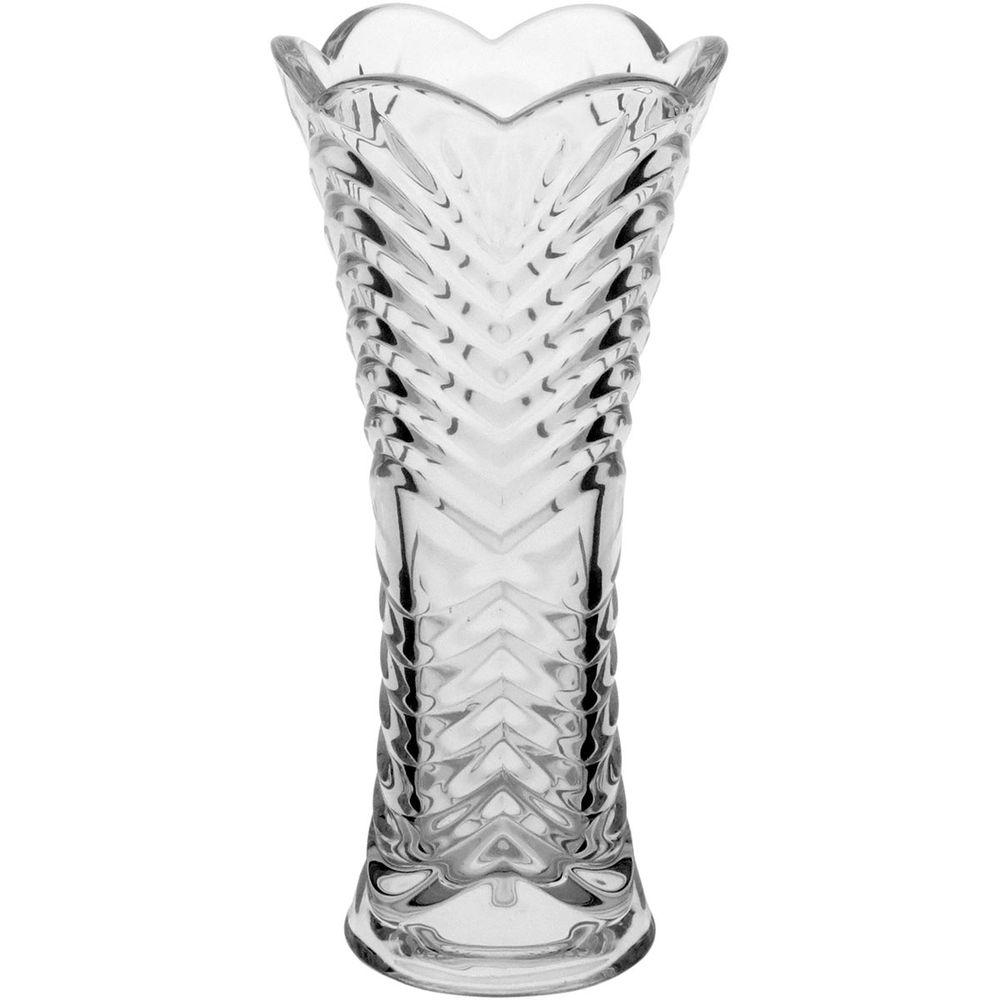 Vaso  Vidro Transparente 19x9x9Cm Gs - 1