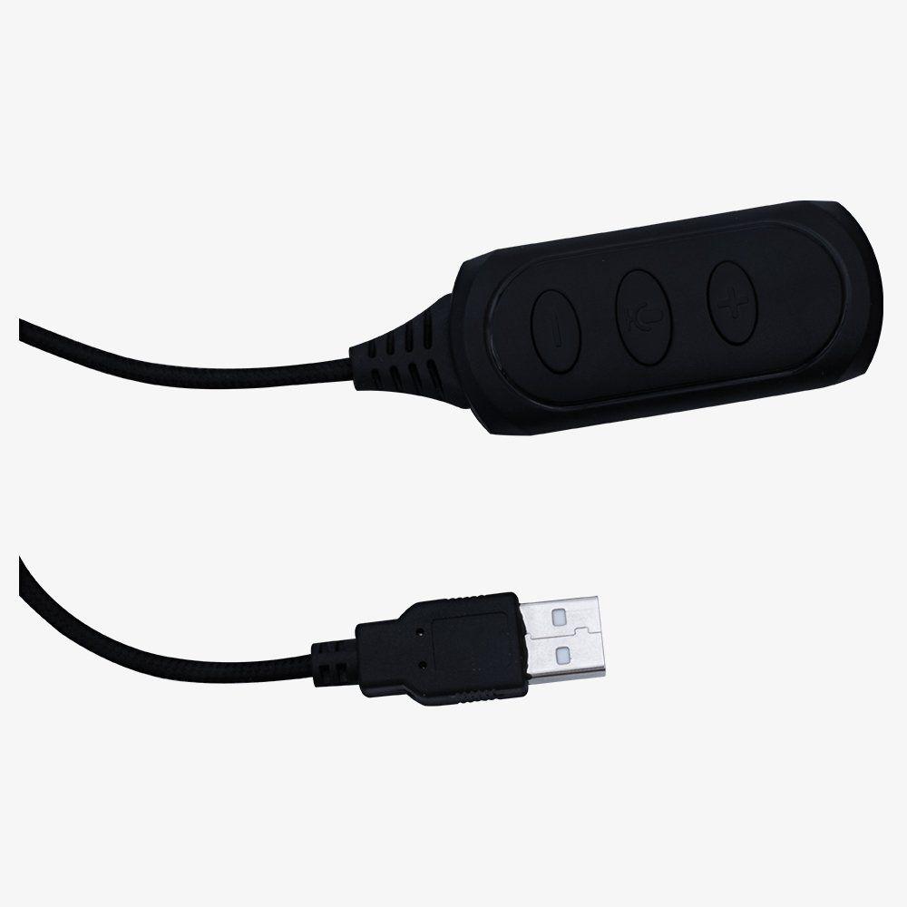 Headset Gamer Multiplataforma Brutal Hs412 - Com Som 7.1 - Oexgame Preto - 1