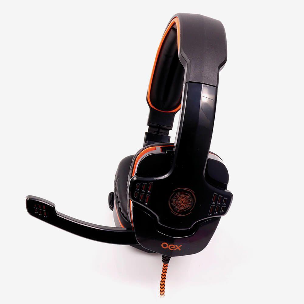 Headset Gamer 7.1 - Target Hs203 - Usb - Oexgame Preto - 3