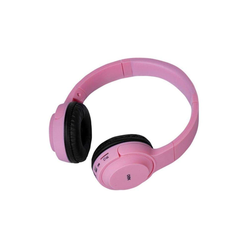 Headset Bluetooth Dobravel Oex Teen Pop Hs314 - Rosa - 3