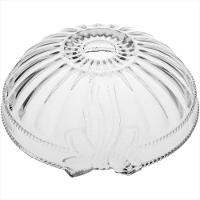 Centro Mesa Vidro Transparente 9x24x24cm GS - 4