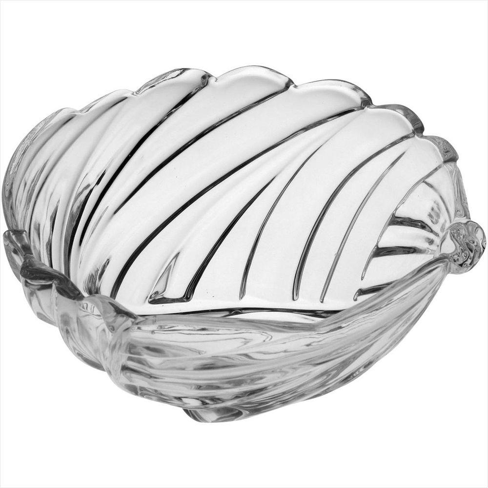 Centro Mesa Vidro Transparente 13x26x26cm Gs - GS - 1