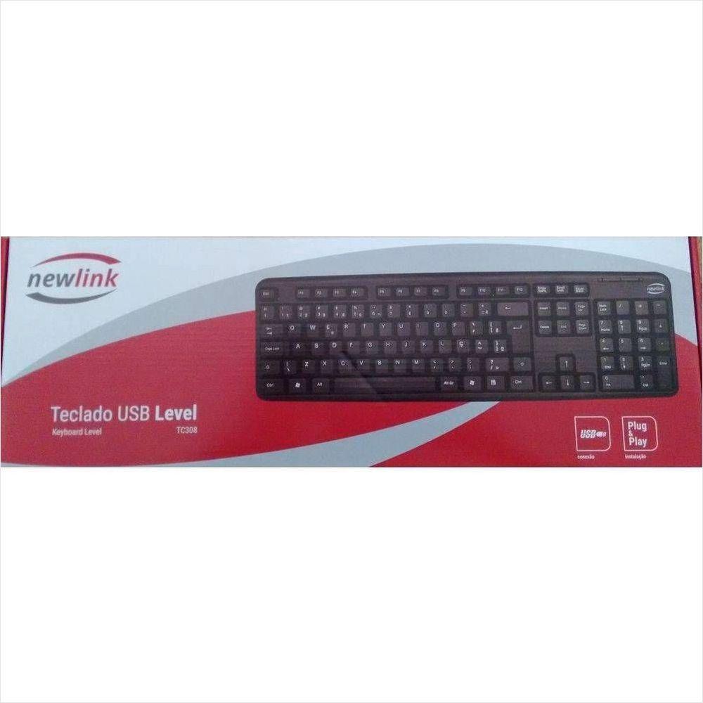 Teclado USB Newlink Level TC308 Preto - 2