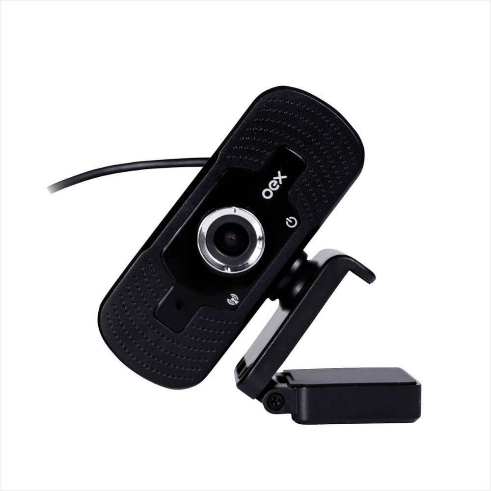 Webcam 1080P Full HD com Microfone Unidirecional - Plug And Play Preto - 1