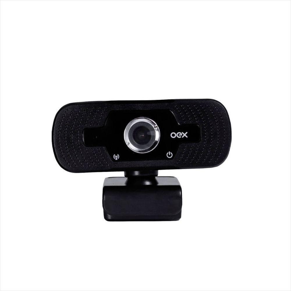 Webcam 1080P Full HD com Microfone Unidirecional - Plug And Play Preto - 3