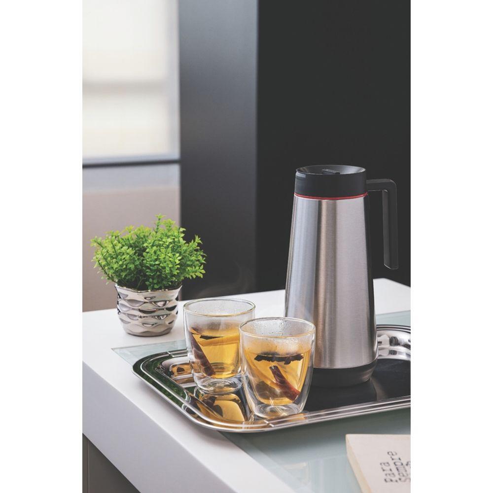 Bule Térmico Tramontina Exata em Aço Inox Grafite 1L - 4