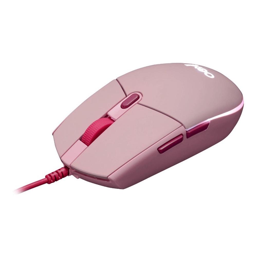 Combo Vibes (Mouse+Mousepad) Oex Kids / Teen Mc200 Rosa - 2