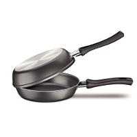 Omeleteira de alumínio Tramontina preta - 1