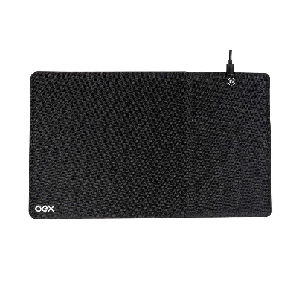Mousepad Com Carregador Wireless Integrado 15W Force OEX - 1