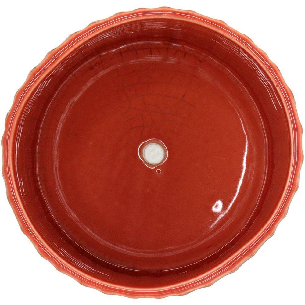 Cachepô Cerâmica Laranja GS - 3