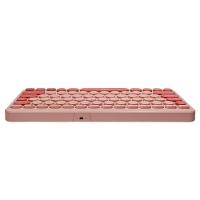 Teclado Multimídia Retrô Conexão Bluetooth Abnt2 Rosa OEX - 2