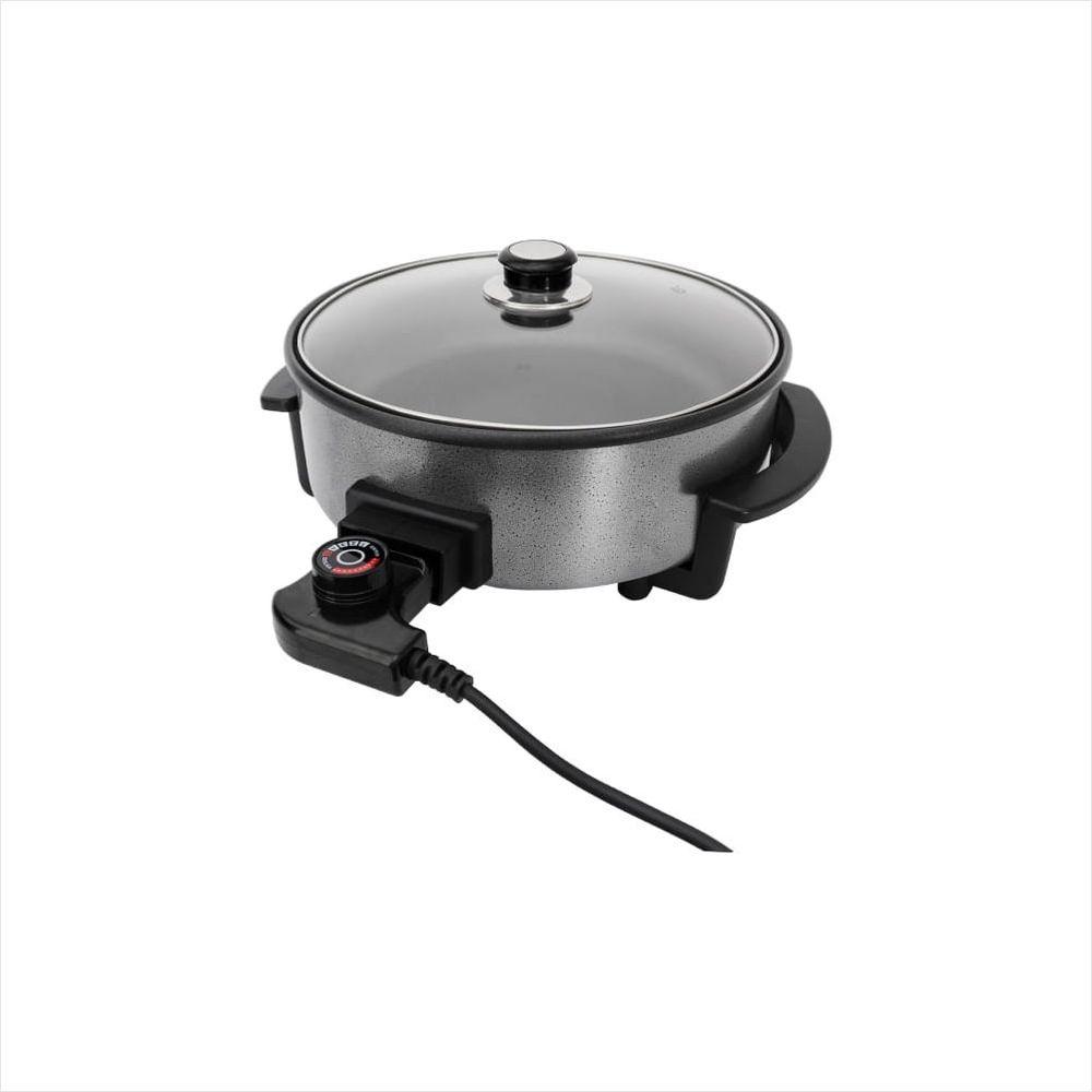 Panela Elétrica Mangiare Preta Redonda 30cm 1500W 220V Agratto - 1