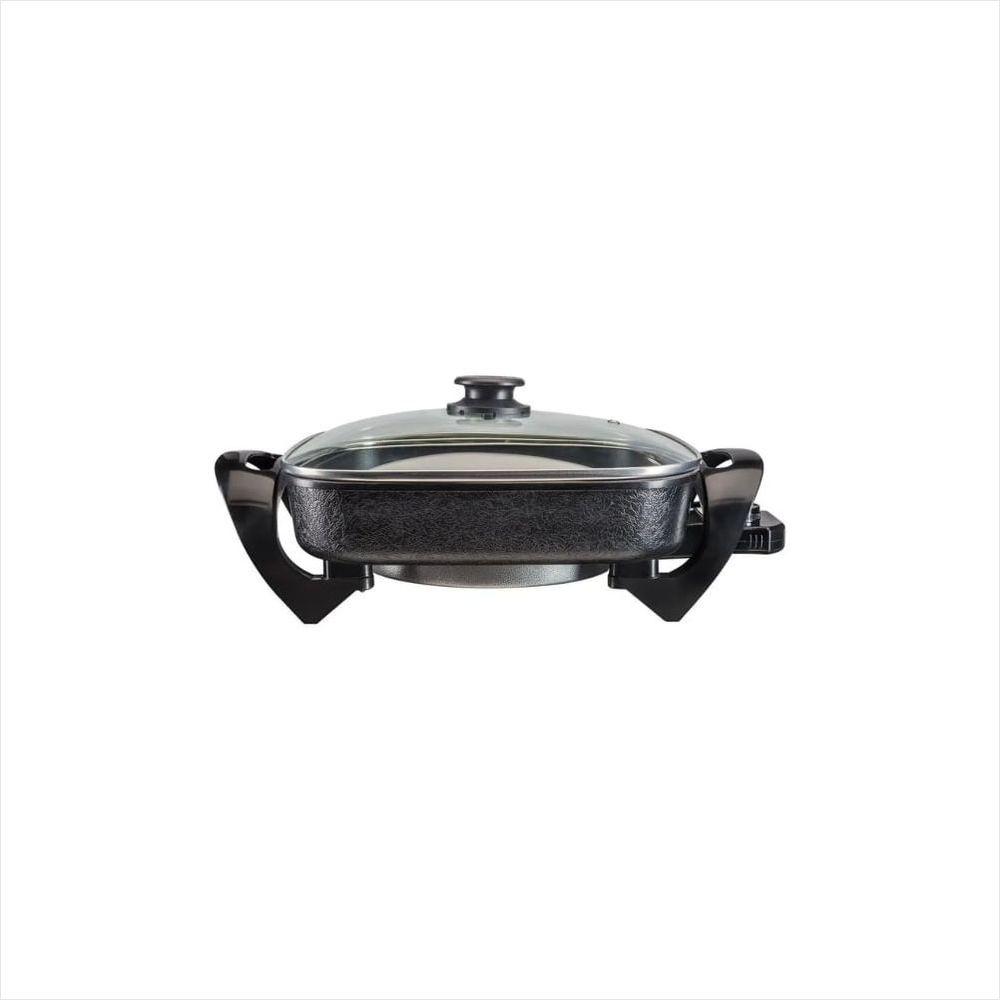 Panela Elétrica Mangiare Preta Quadrada 30cm 1500W 220V Agratto - 5