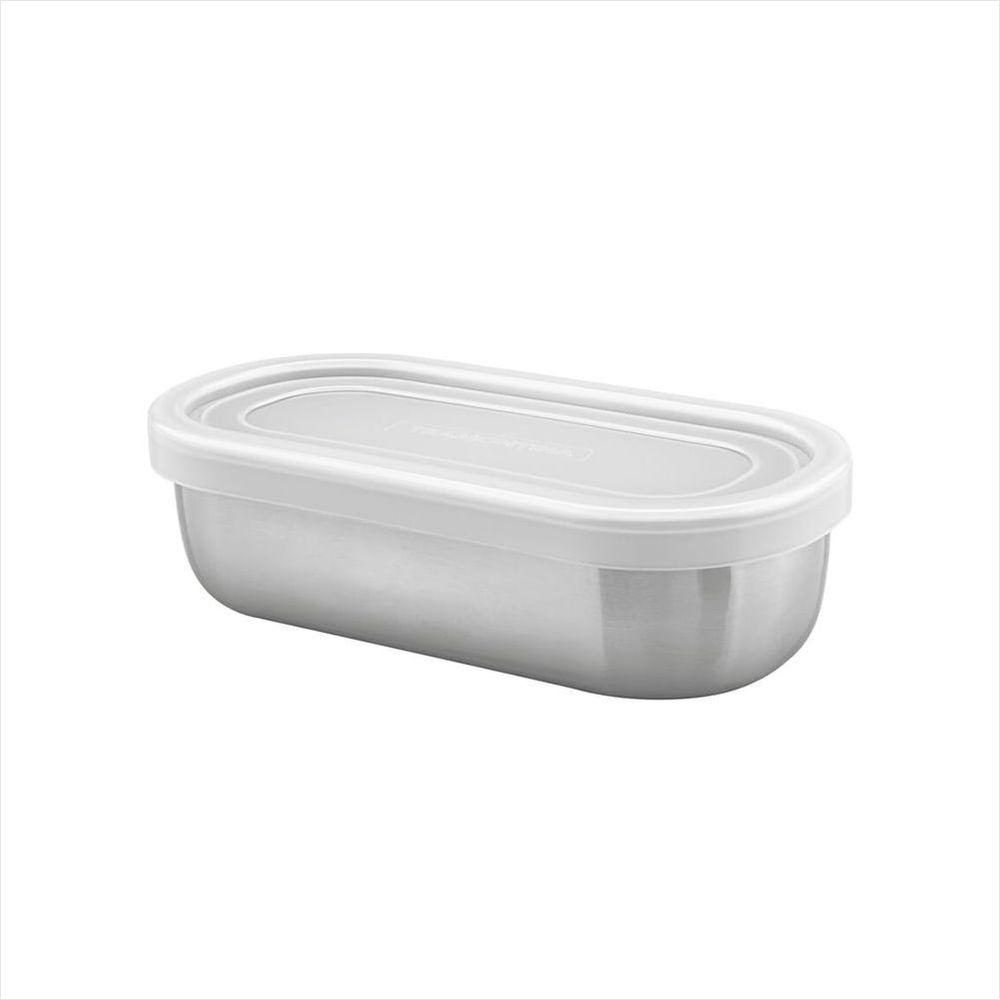 Pote Aço Inox 16X8 Marm.0,45L Com Tp - 2