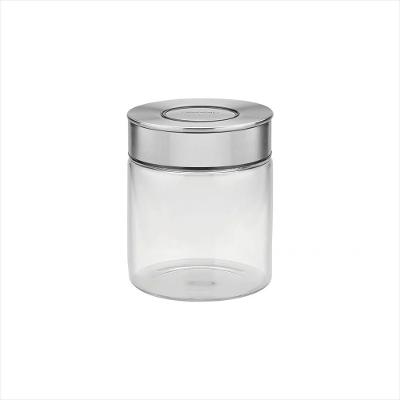 Pote Vidro Tp.Aço Inox 0,7L Purezza