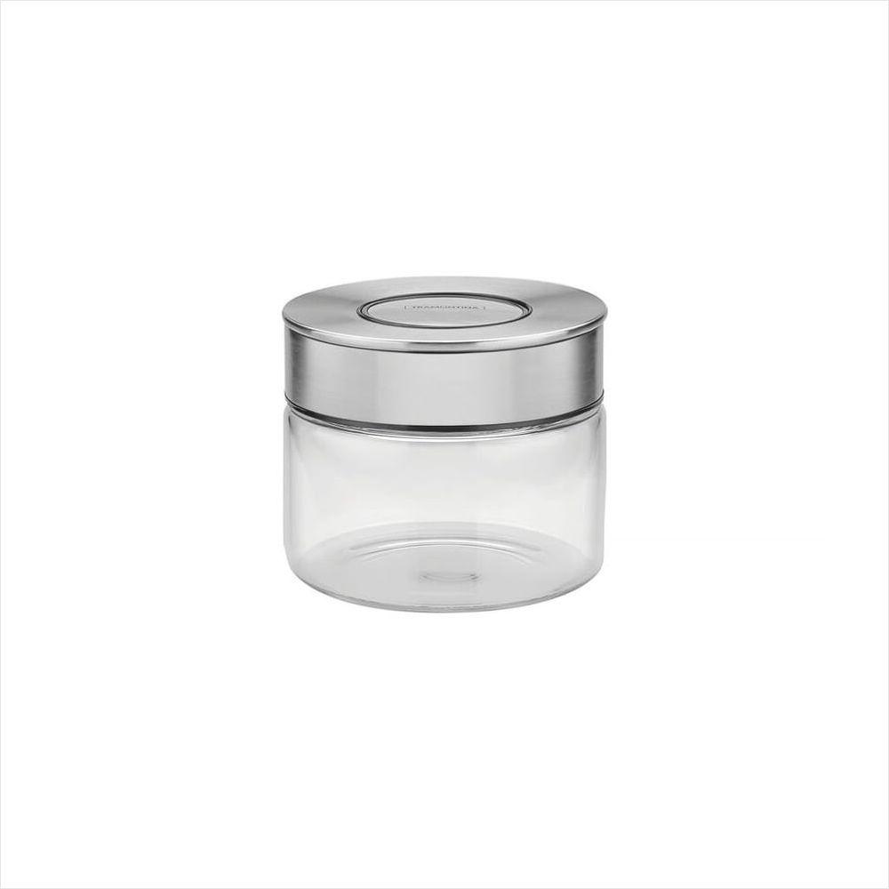 Pote Vidro Tp.Aço Inox 0,4L Purezza - 1