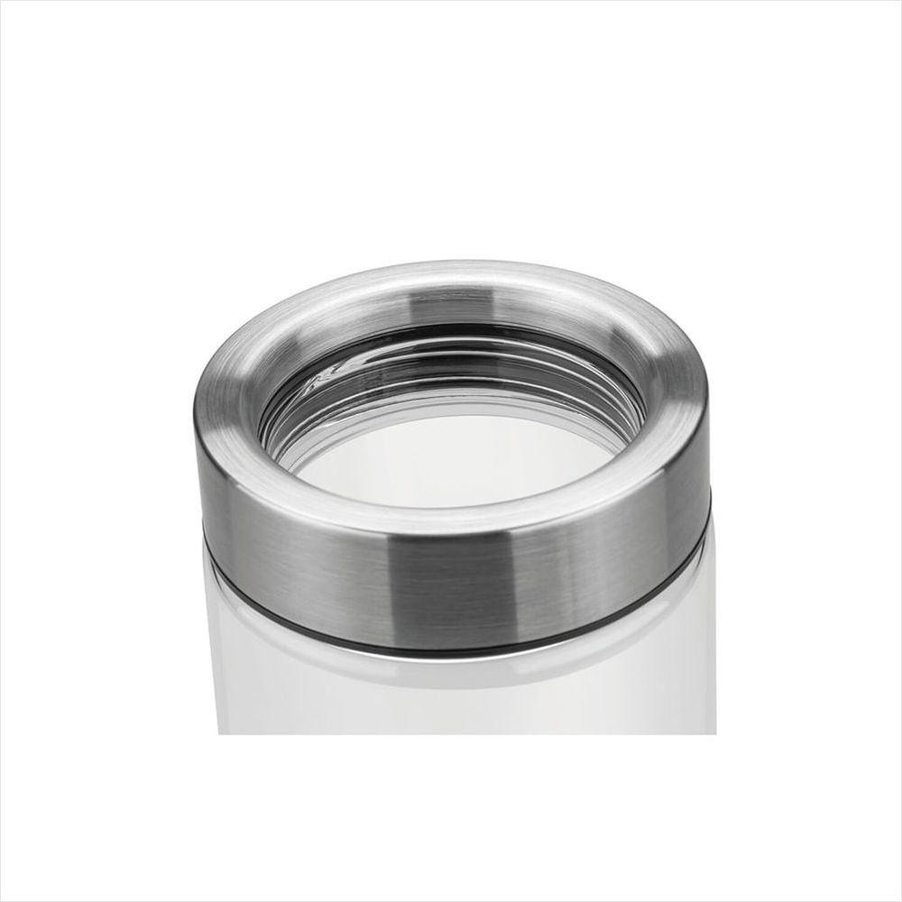 Pote Vidro Tp.Aço Inox 0,4L Purezza - 2