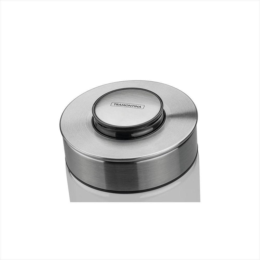 Pote Vidro Tp.Aço Inox 0,4L Purezza - 4