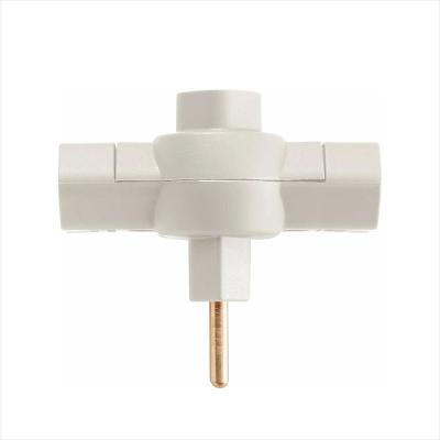 Plugue T 2P 10A/250V Cinza