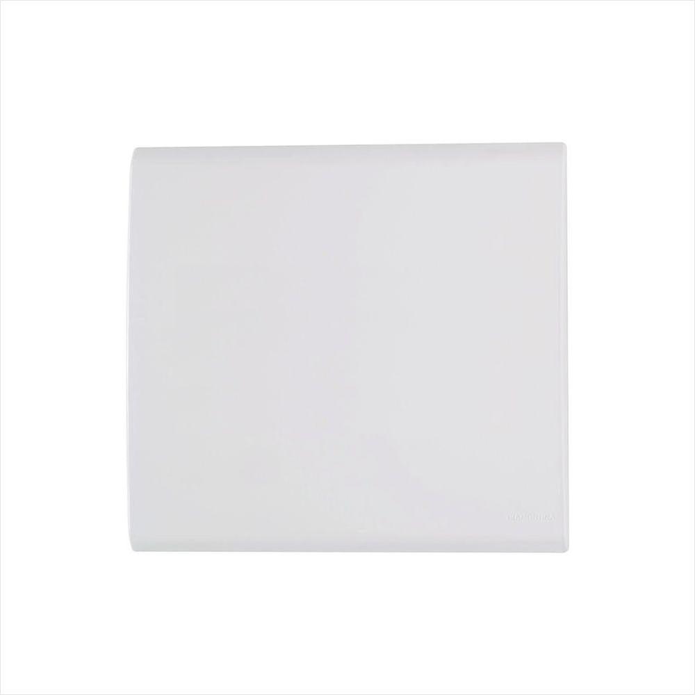 Placa 4X4 Cega Liz Branca - 1