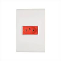 Conjunto 1 Tomada 2P+T 20A/250V Vermelha - 1