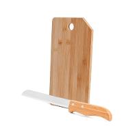 Conjunto Para Cozinha Em Bambu/Inox - 2 Pçs Welf - 1