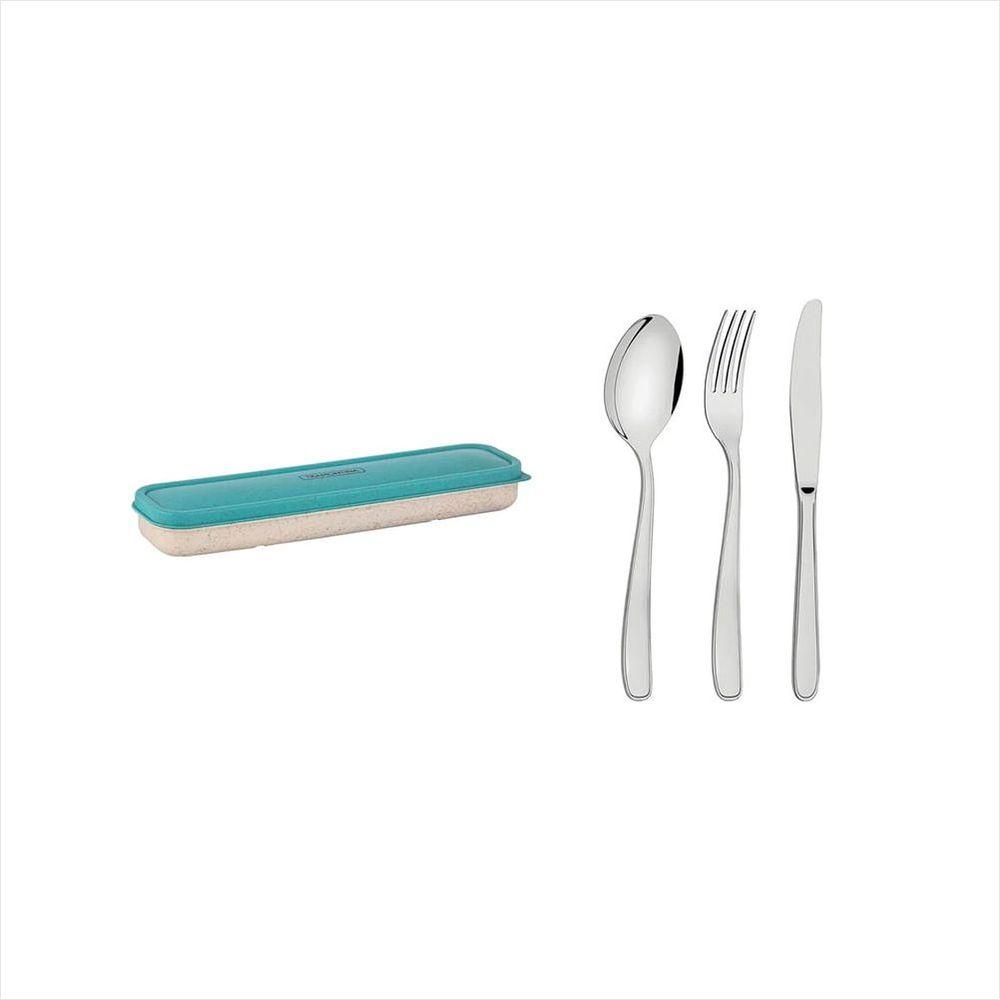 Conjunto Talheres em Aço Inox com Estojo Tramontina - 1