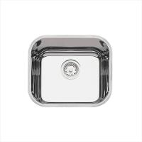 Cuba Inox Tramontina Retangular Alto Brilho com Válvula 40X34X17 cm - 1