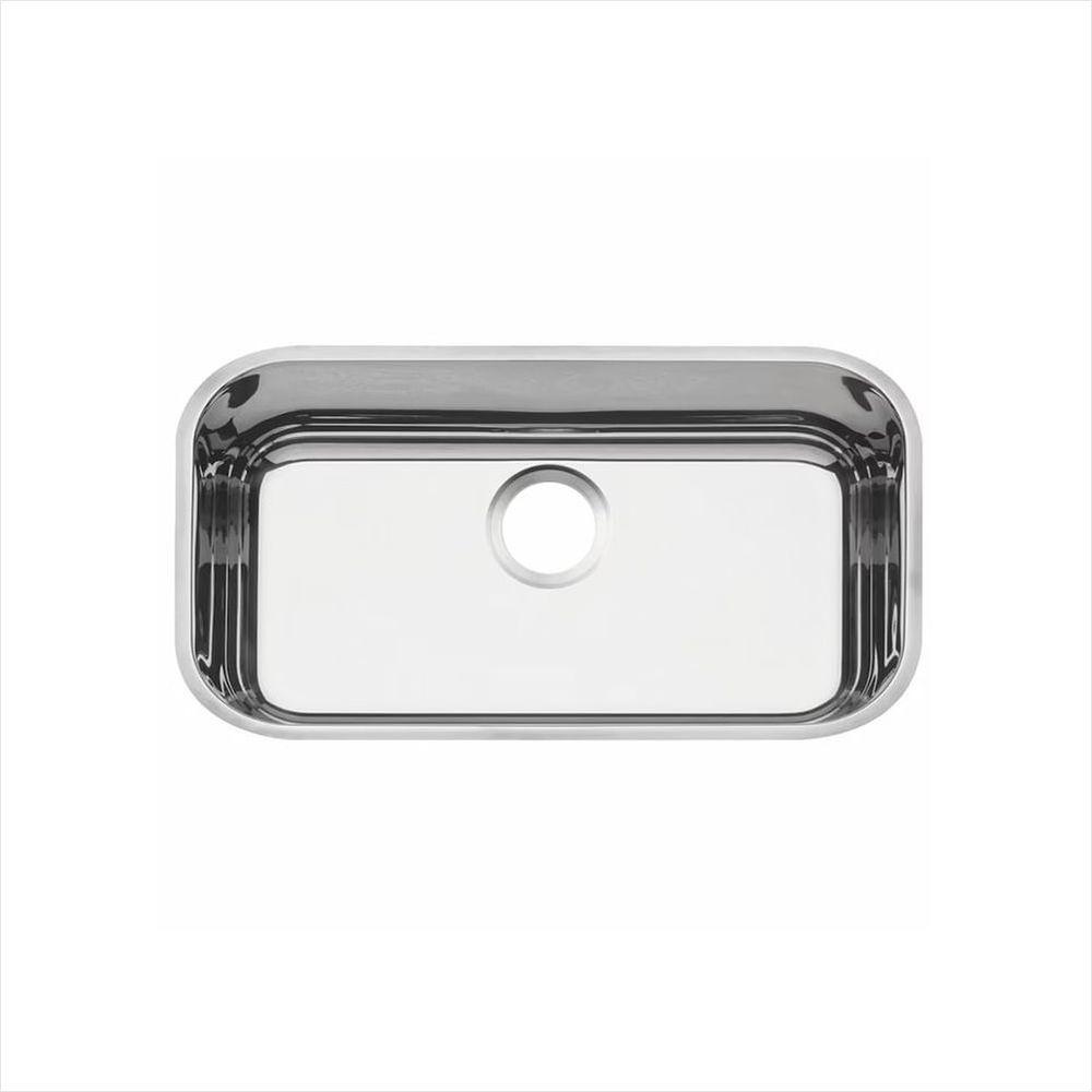 Cuba de Embutir em Aço Inox Alto Brilho sem Válvula  56x34 cm Tramontina - 1