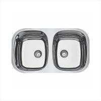 Cuba Dupla Retangular Aço Inox Alto Brilho 77X45 Tramontina - 1