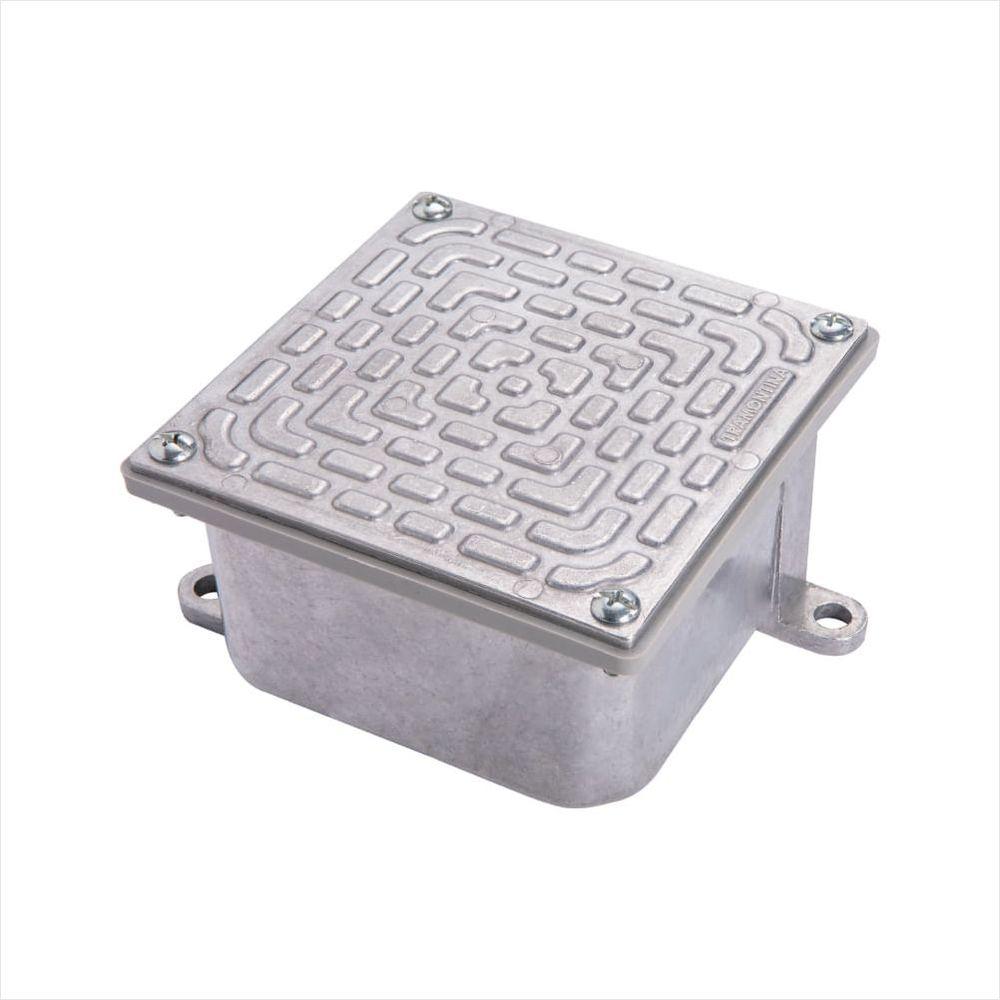 Caixa de Passagem 20x20 Tramontina em Alumínio com Tampa Reversível - 1