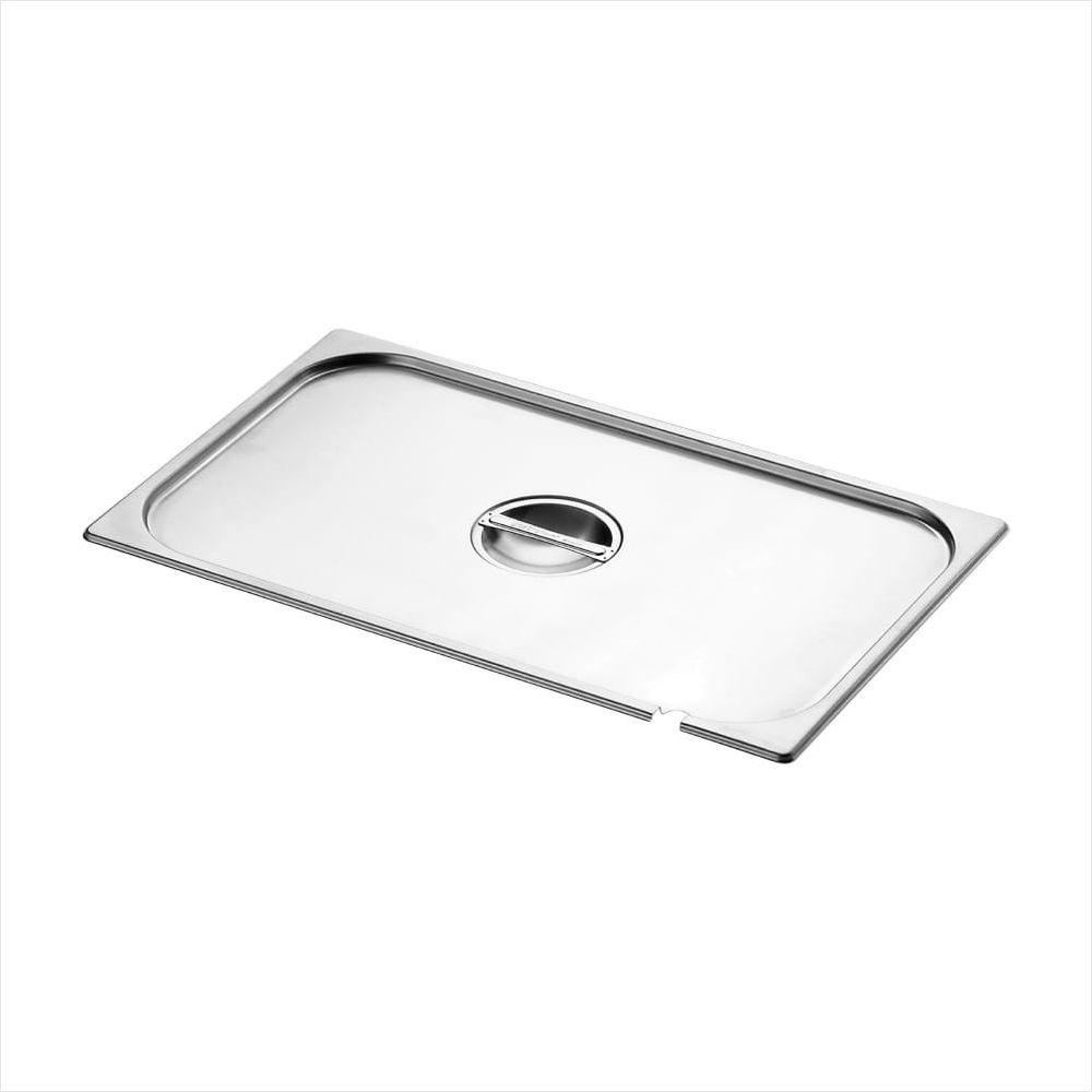 Tampa para Cuba GN 1/1 Tramontina em Aço Inox com Recorte para Concha - 1