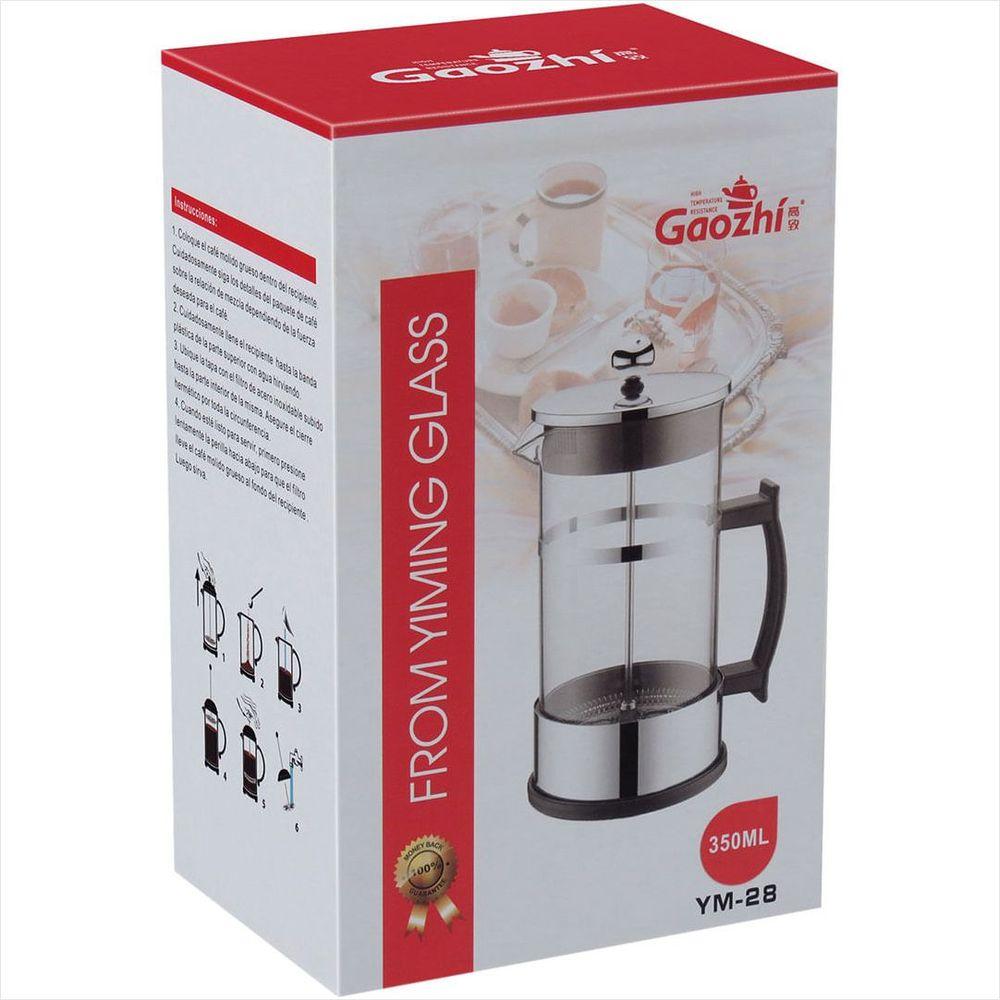 Cafeteira Francesa 17x7x7 cm 350ml Borosilicato Transparente Vichy - GS - 2