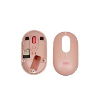 Mouse Optico Retro Wireless E Bluetooth Rosa Ms604 OEX