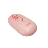 Mouse Optico Retro Wireless E Bluetooth Rosa Ms604 OEX - 7