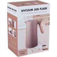 Garrafa Térmica Norden 1L Plástico Rose Ampola Vidro Gs - 2