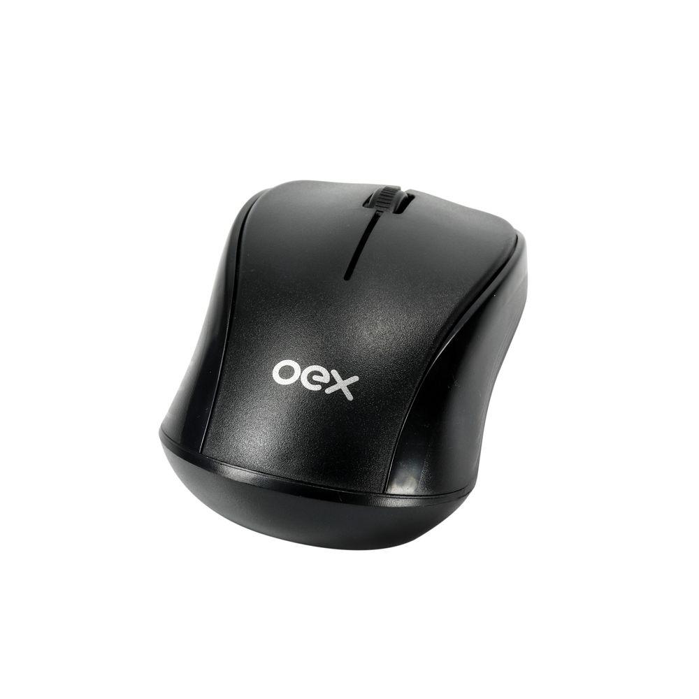 Mouse Optico Standard Preto Sem Fio Ms412 OEX - 3