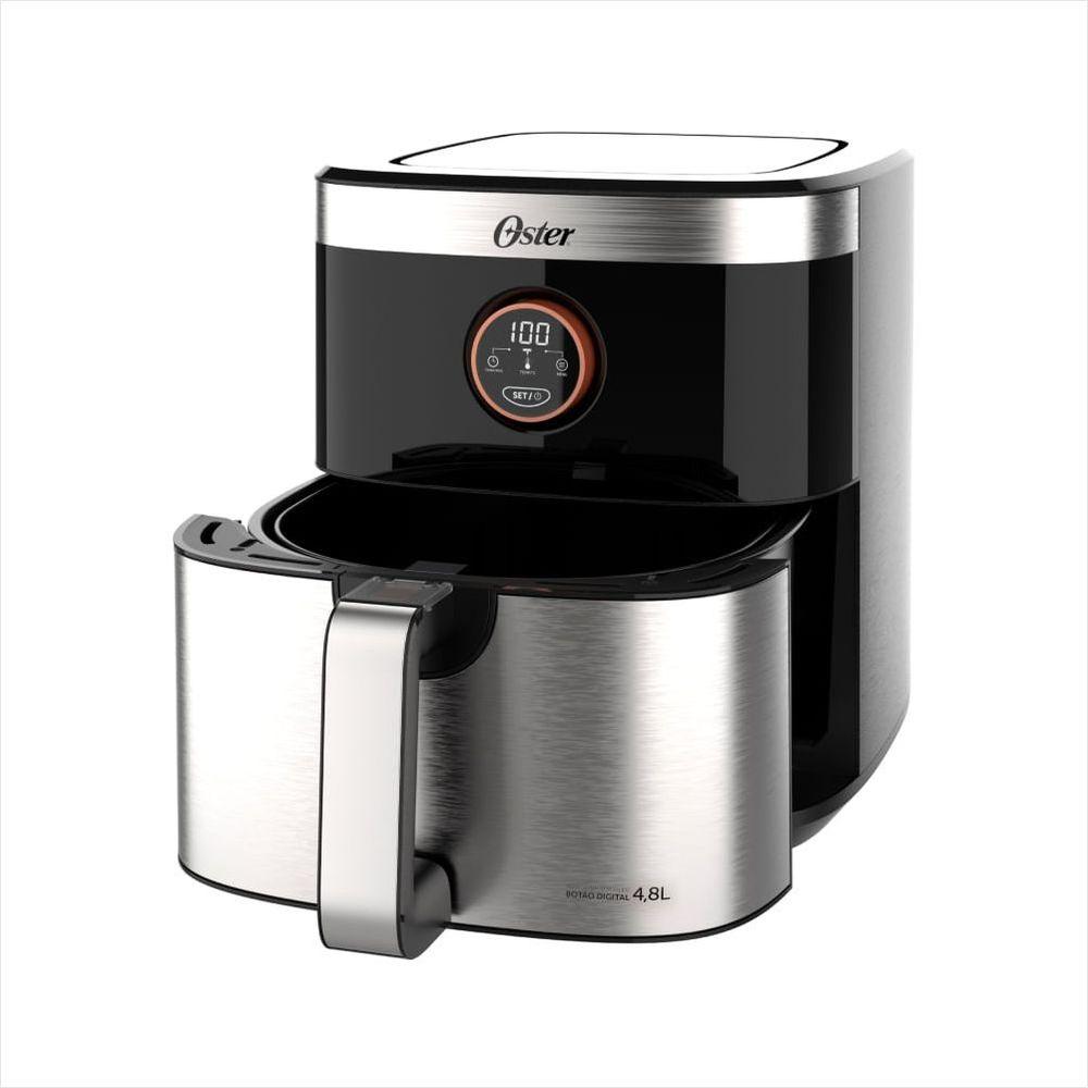 Fritadeira sem Óleo 2 em 1 Black Inox 4,8L 220V Oster - 2