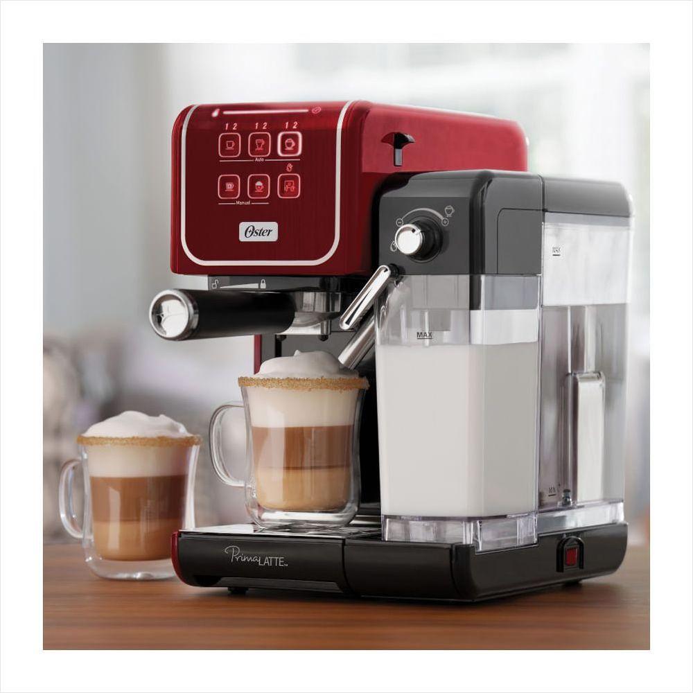 Cafeteira Espresso PrimaLatte Touch Vermelha 220V Oster - 4