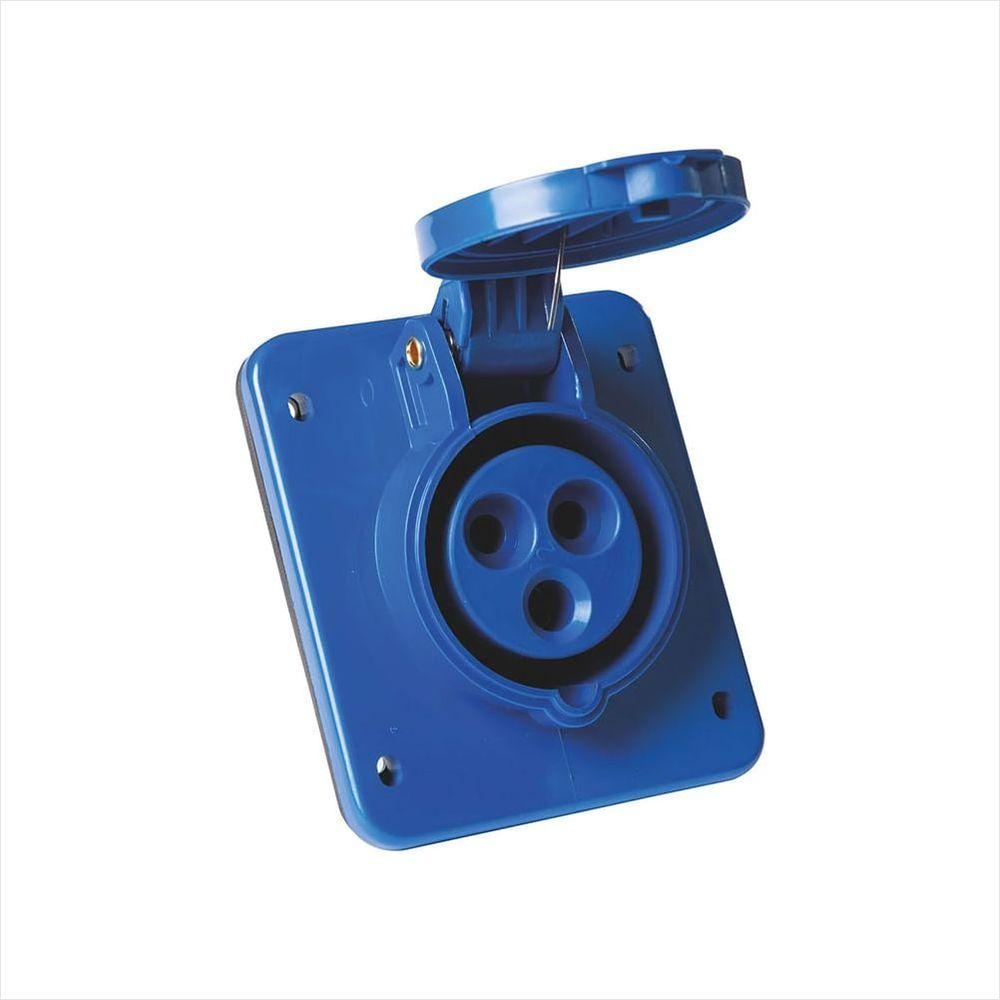 Tomada de Embutir 2P+T 16A 220-250V 6H Tramontina - 1