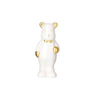 Figura Urso em Pé Branco 140Mm - 1