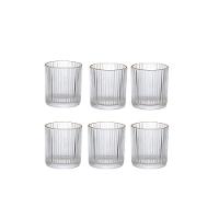 Copo Baixo de Vidro Vidro Graffiato com Borda Dourada 320 ml 6 Peças - 2